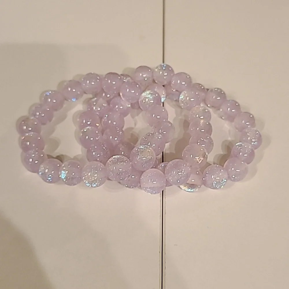 Handcrafted Beaded Stretch Bracelet - Picture 1 of 5